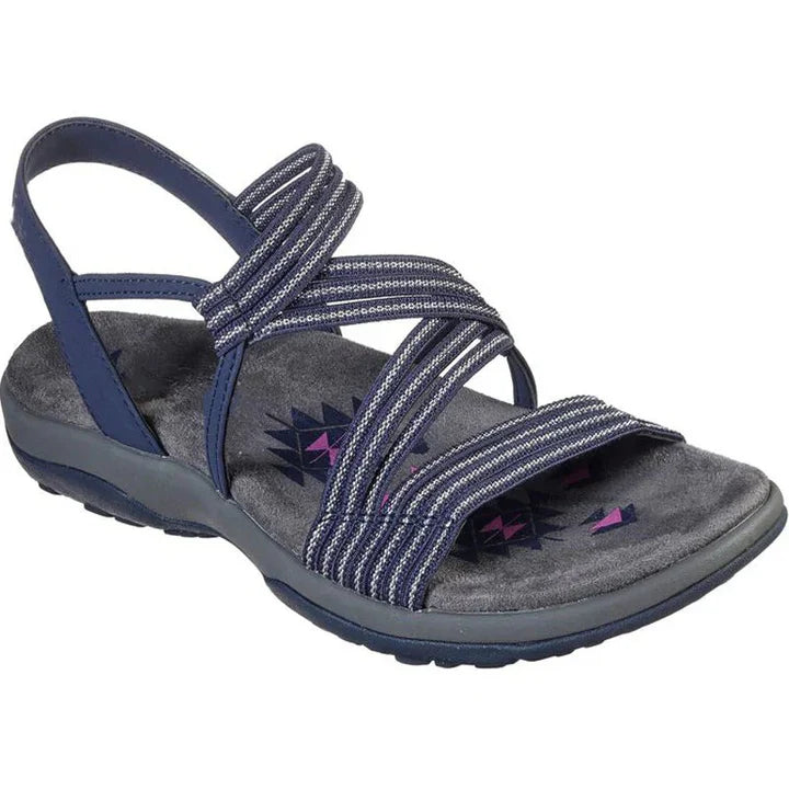 Isla | Women's Strappy Sandal Navy Comfort Fit