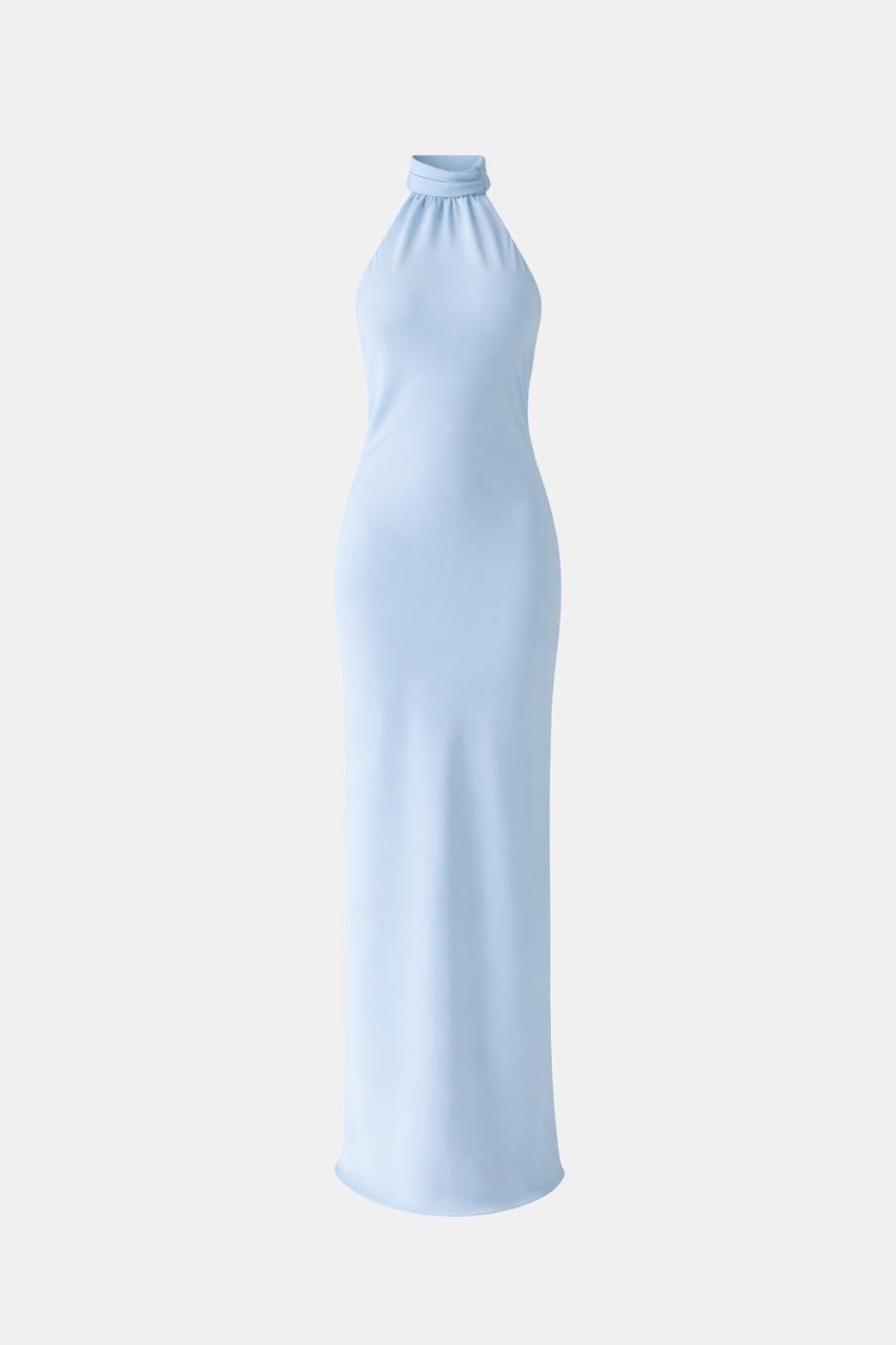 Vera | Women's Halter Maxi Dress Red Sleeveless