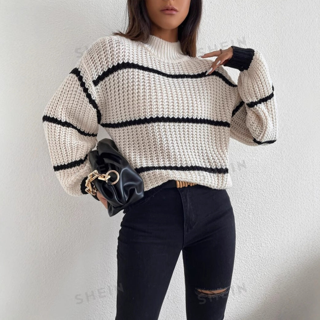 Dama Washington Esmeralda striped crew neck sweater - view 2