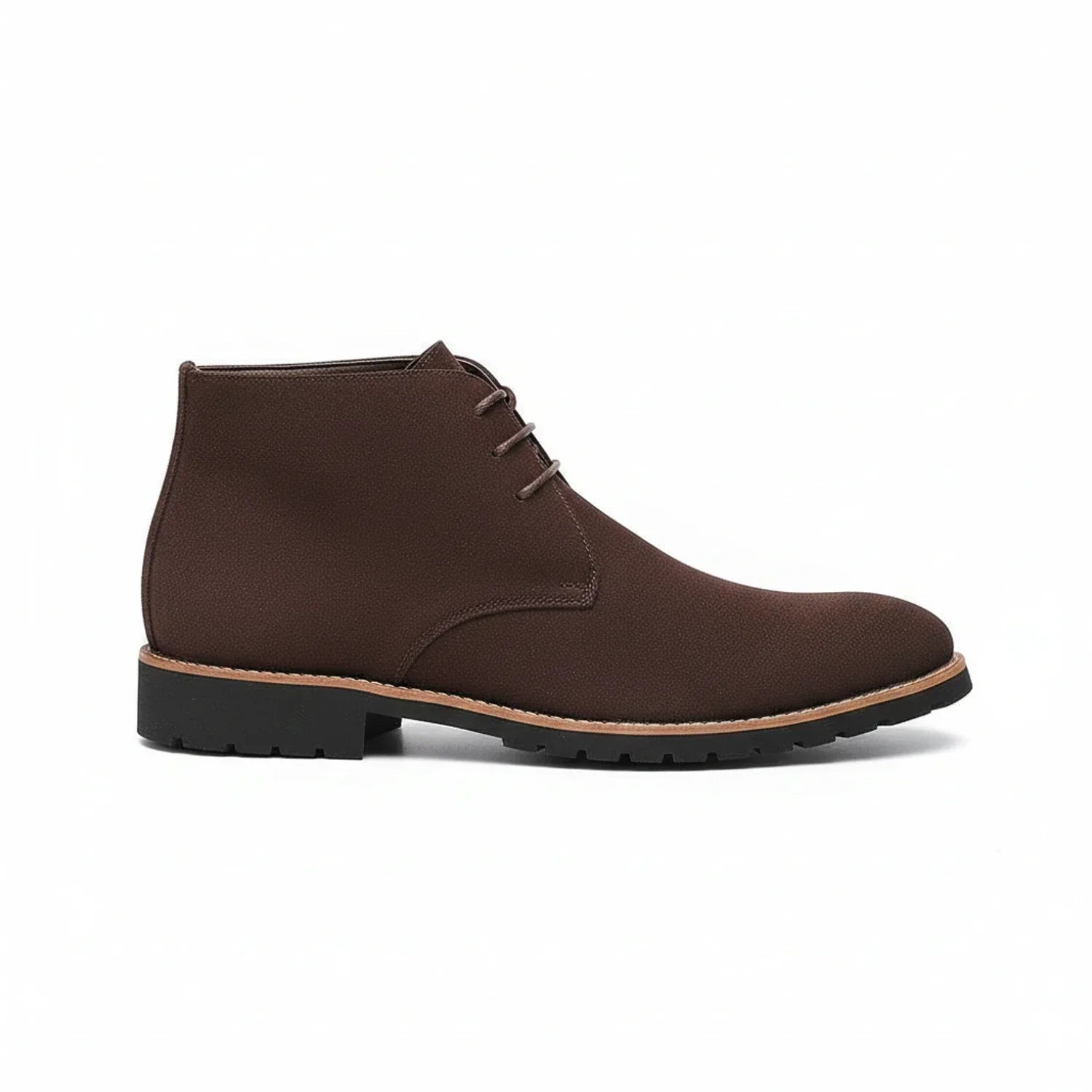 Axel | Men's Suede Chukka Boot Black Lace Up