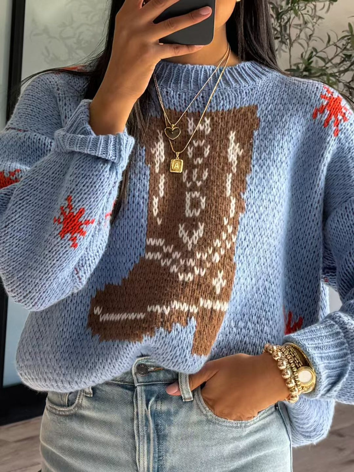 Dama Washington Pilar women's oversized graphic sweater - view 4