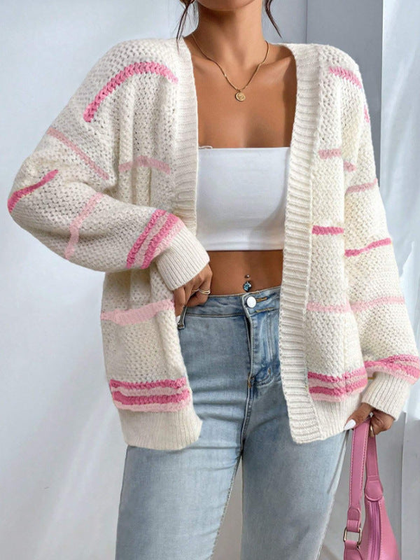 Dama Washington Hedwig women's oversized striped cardigan - view 4