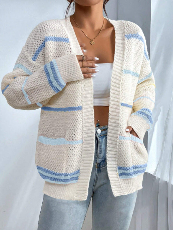 Dama Washington Hedwig women's oversized striped cardigan - view 3