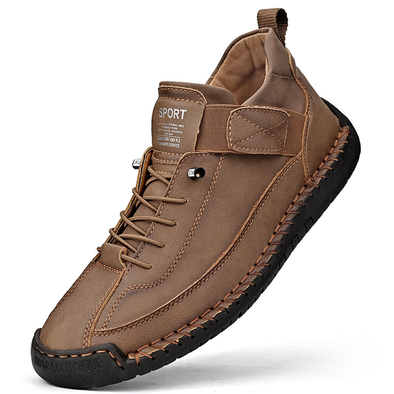 Noa | Women's Black Leather Walking Shoes Lace Up