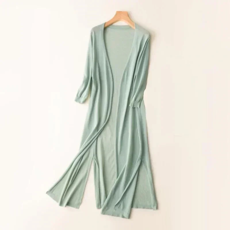 Dama Washington Galatea long duster cardigan - view 12
