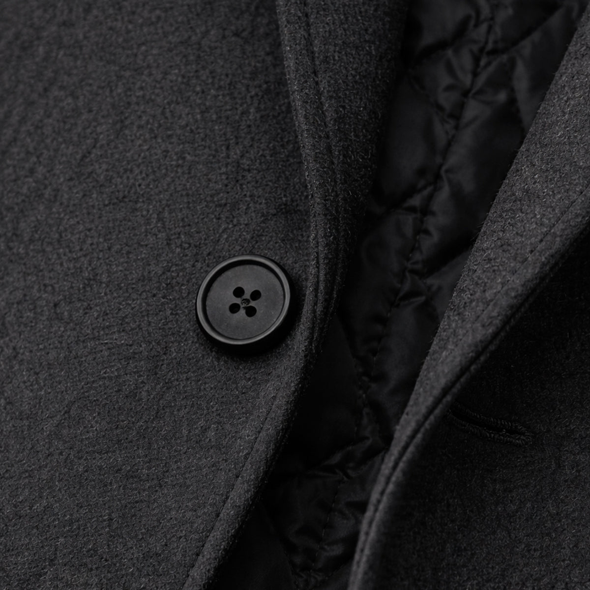 Rowan | Men's Wool Overcoat Black Long Formal Coat