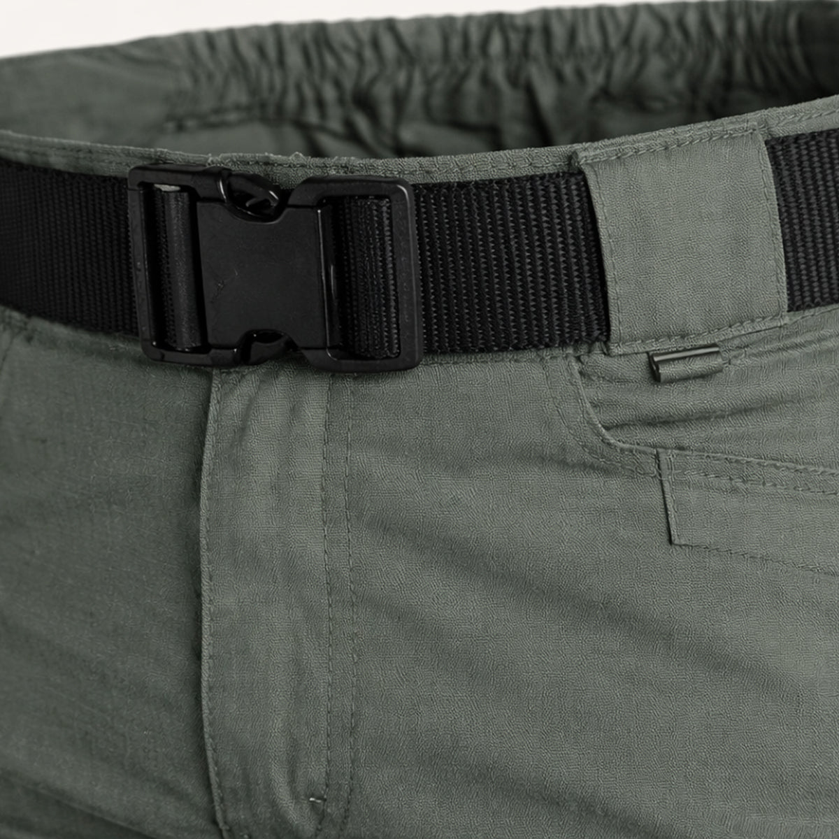 Sage | Men's Cargo Shorts Olive Khaki Utility Belt