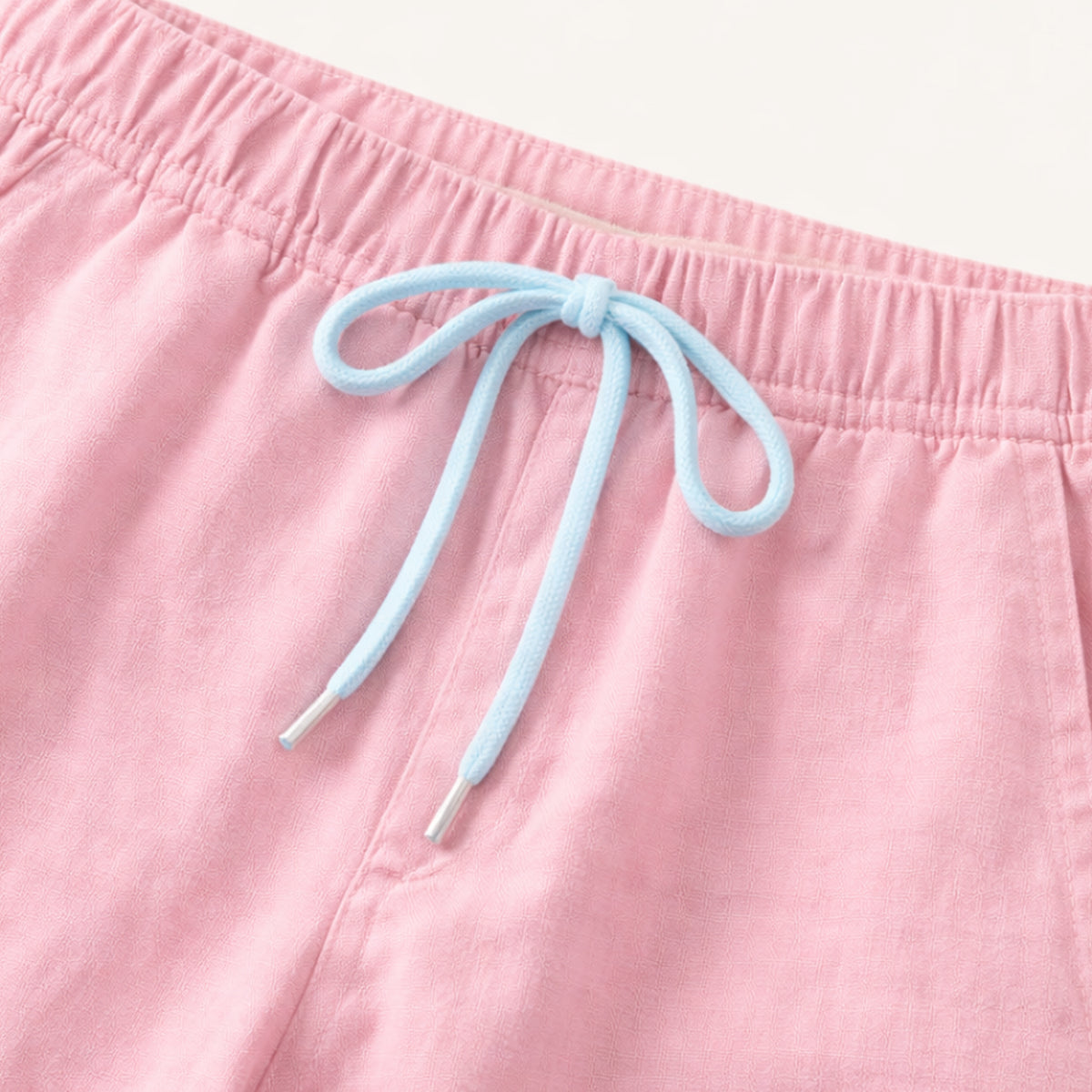 Vail | Men's Lounge Set Pink Linen Shirt Pants