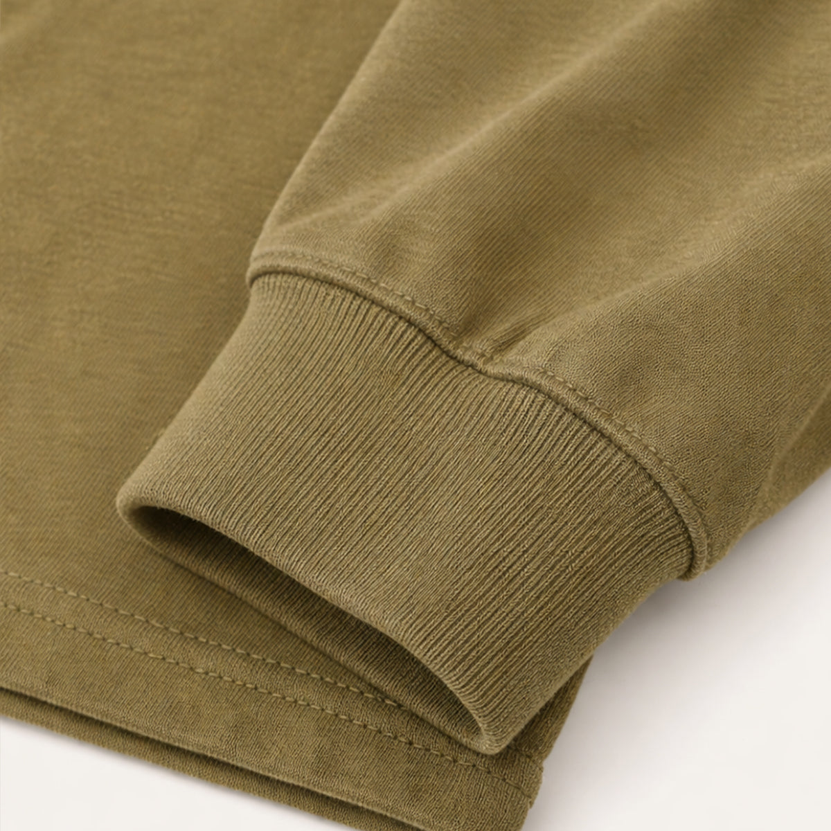 Ash | Men's Henley Shirt Olive Long Sleeve Casual