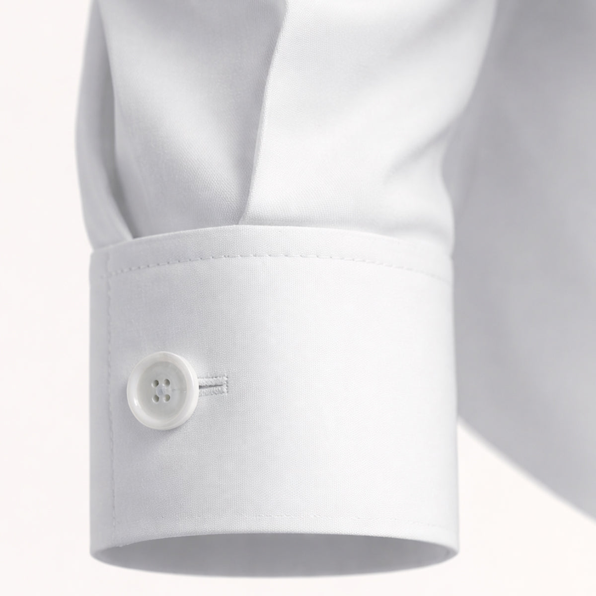 Axel | Men's Dress Shirt White Long Sleeve Button Up