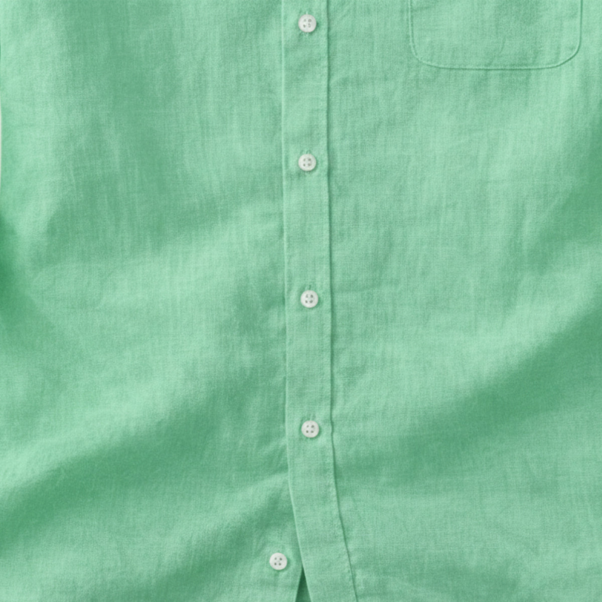 Luca | Men's Linen Button Up Shirt Light Green