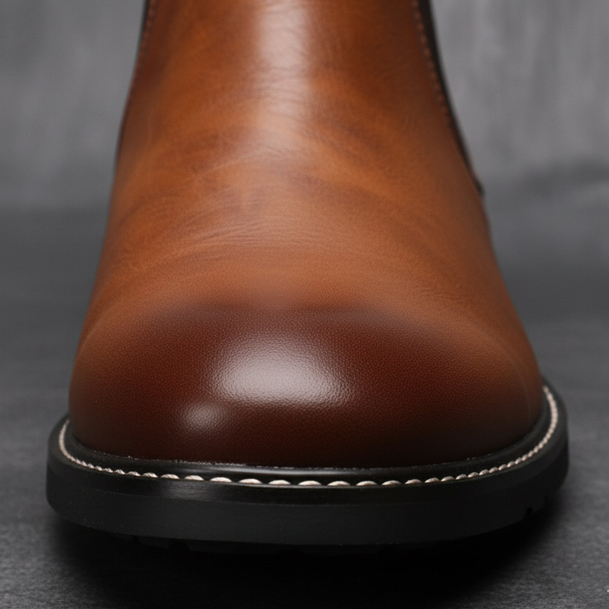 Axel | Men's Chelsea Ankle Boots Brown Leather