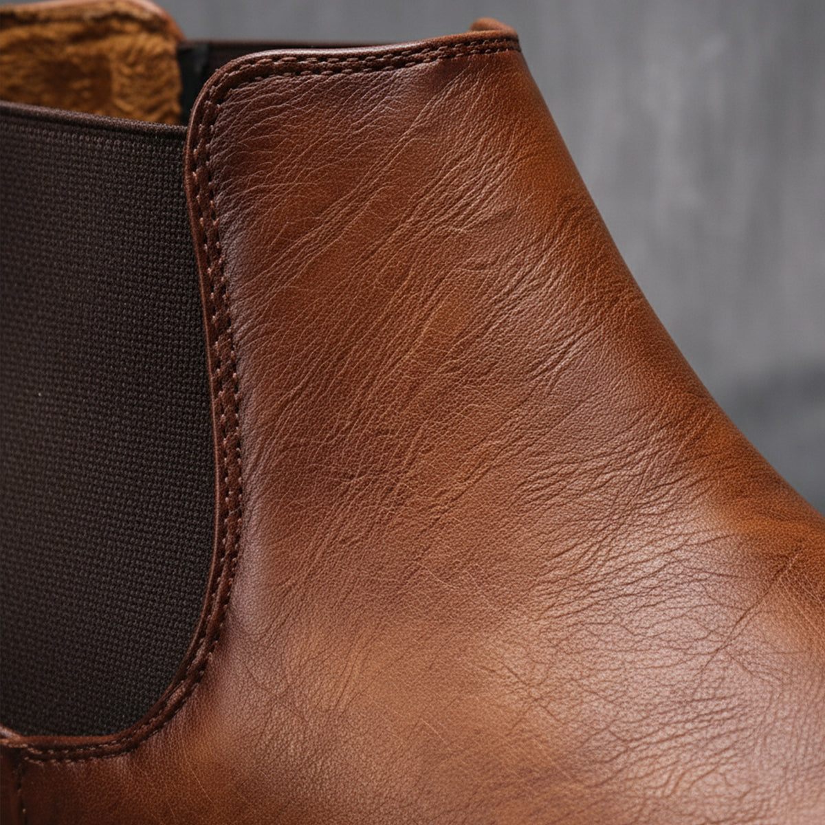 Axel | Men's Chelsea Ankle Boots Brown Leather