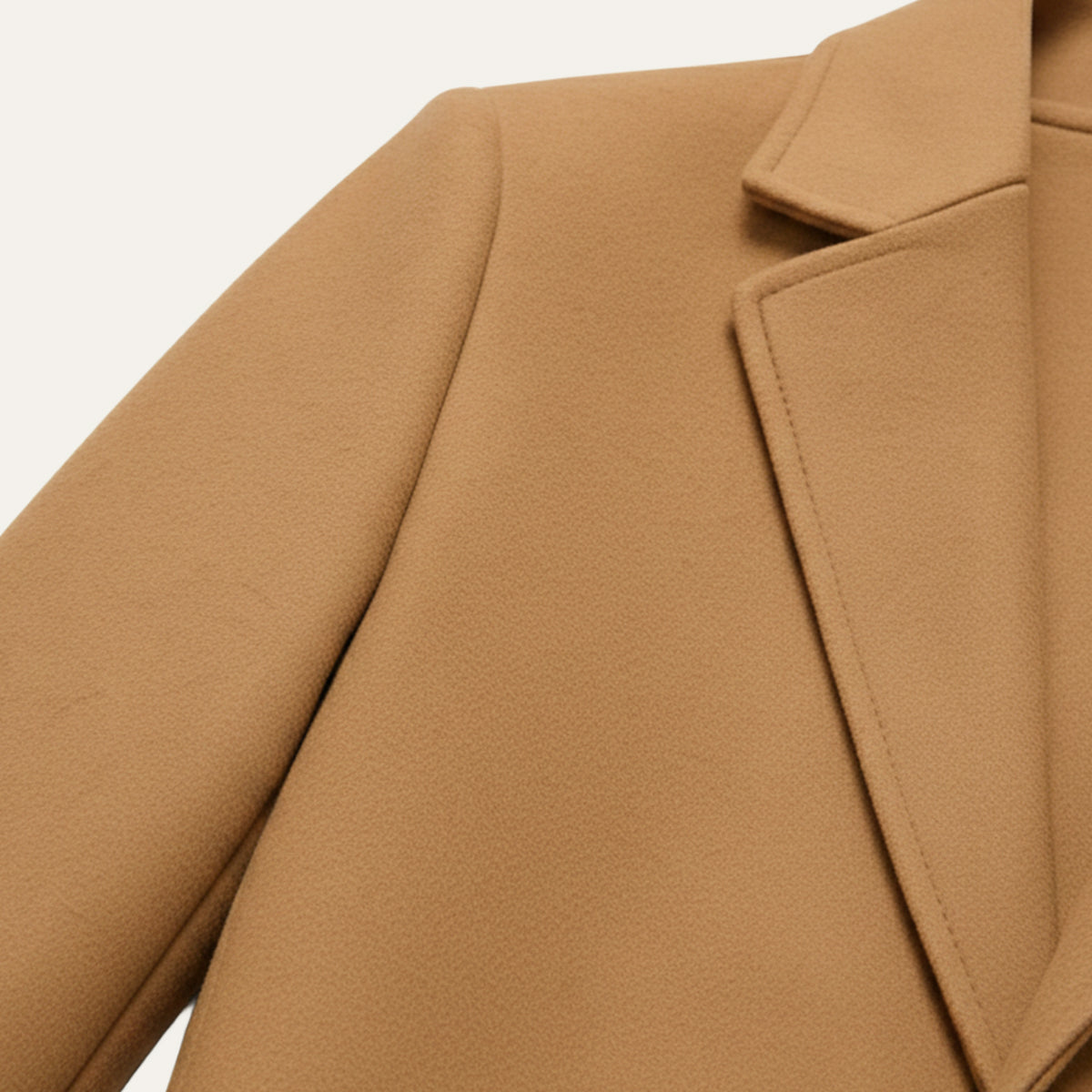 Camel | Men's Wool Overcoat Camel Long Formal Coat