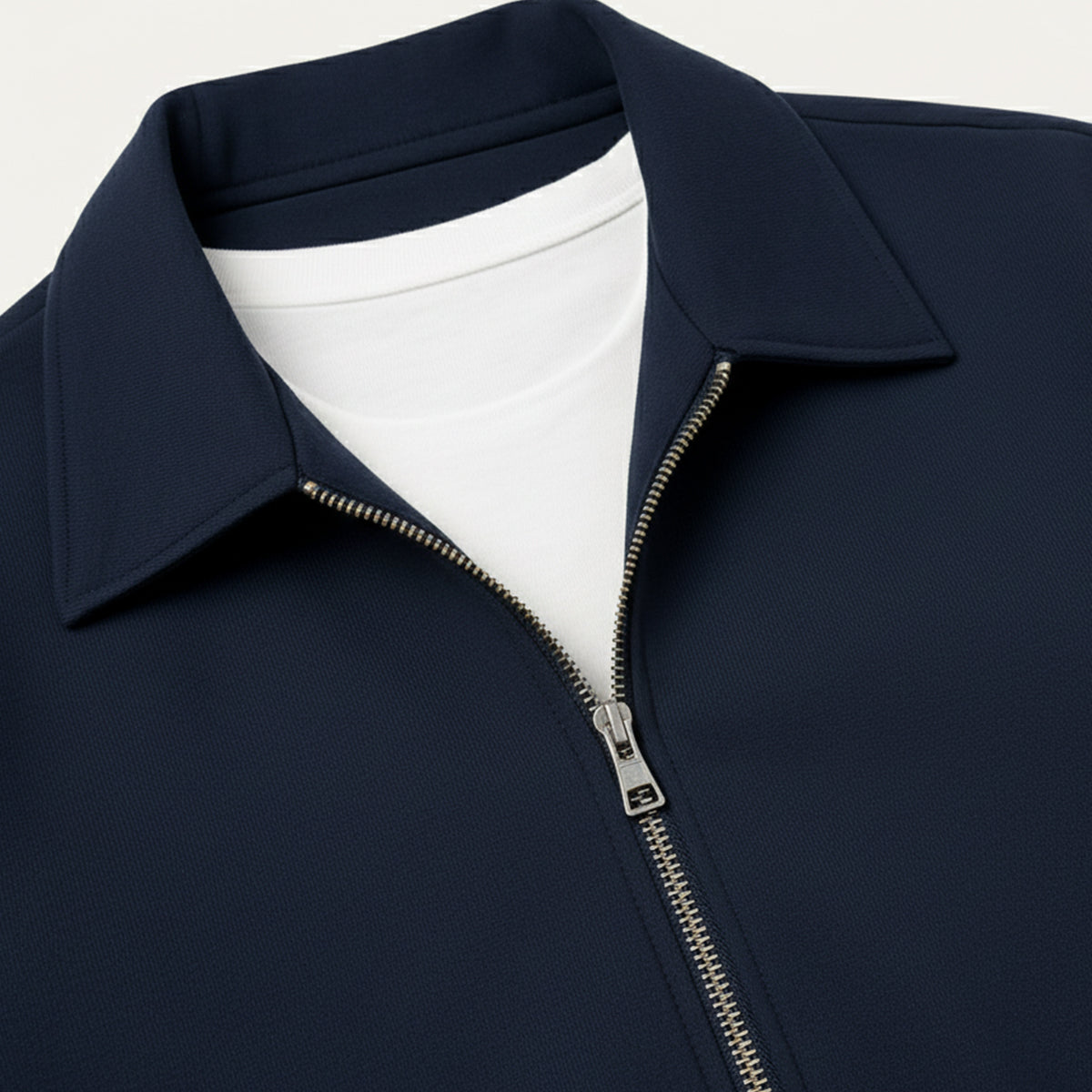 Vance | Men's Tracksuit Navy Lightweight Cotton Zip Up Jacket Pants