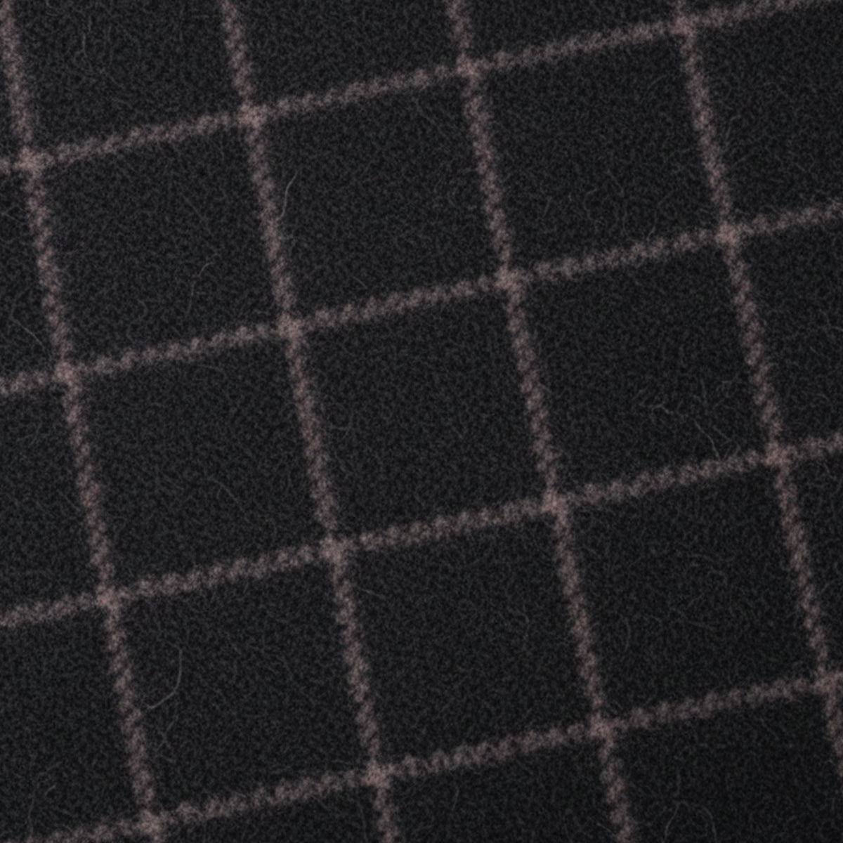 Axel | Men's Cashmere Merino Scarf Black Check Fringe