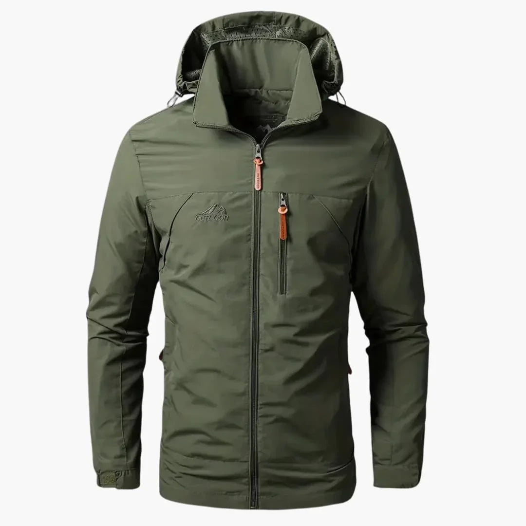 Dama Washington Florian men's lightweight hooded jacket - front view