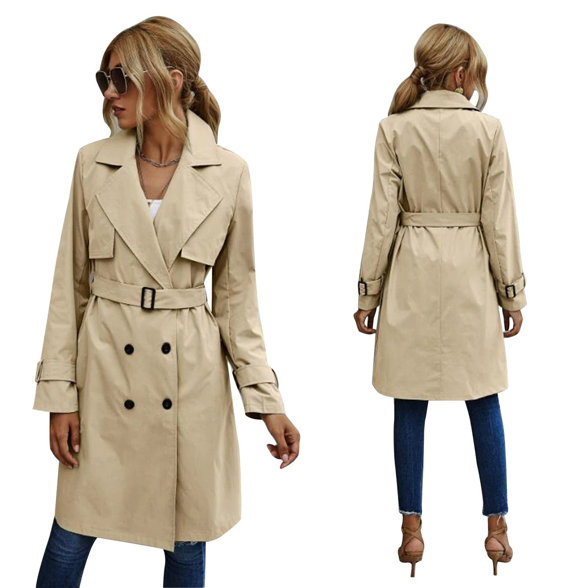 Dama Washington Jacintha women's double-breasted coat - view 2