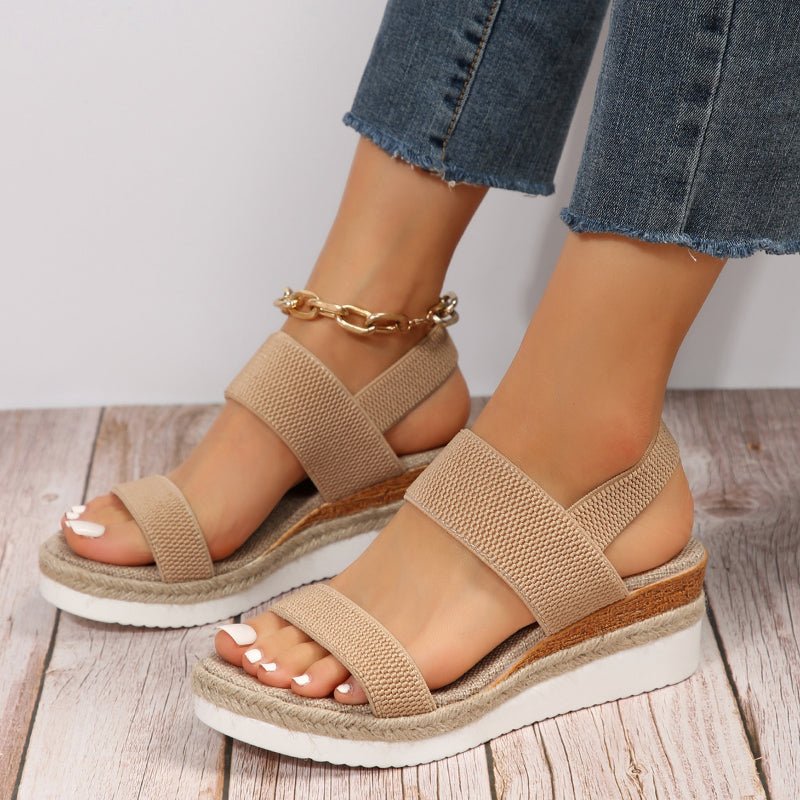 Ayla | Women's Comfort Arch Support Sandal Cream Straps