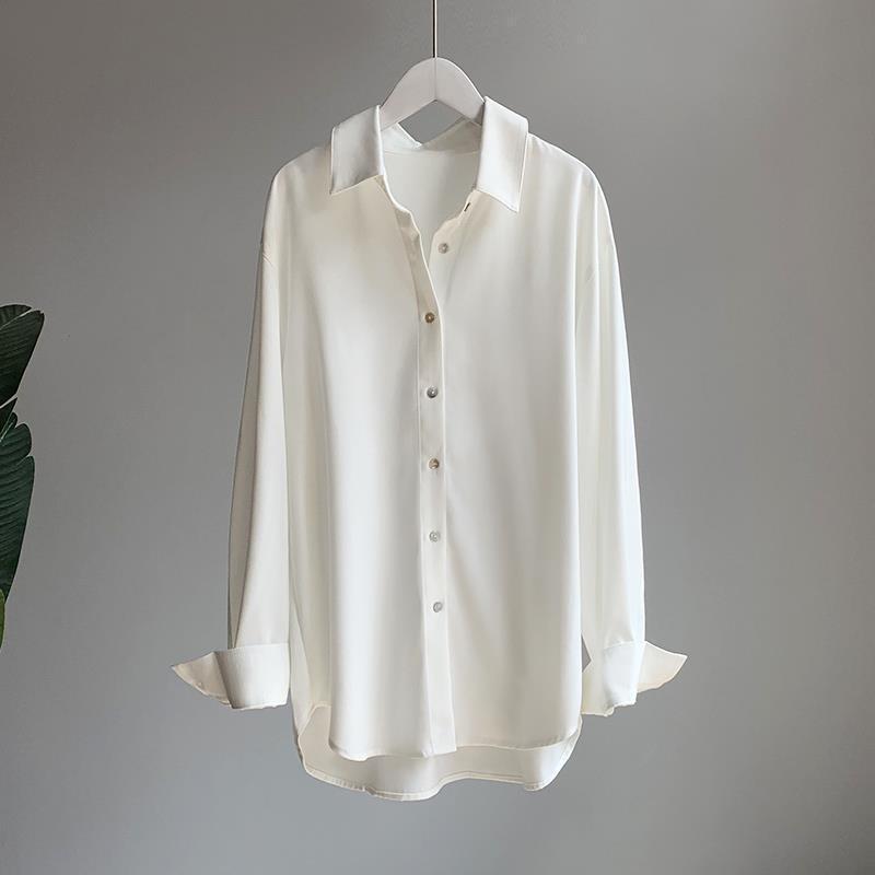 Rue | Women's Long Sleeve Button Down Shirt Cream
