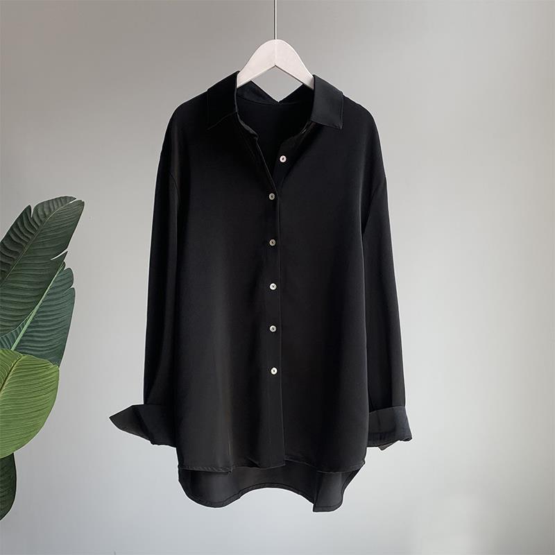 Rue | Women's Long Sleeve Button Down Shirt Cream