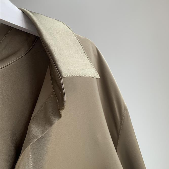 Rue | Women's Long Sleeve Button Down Shirt Cream