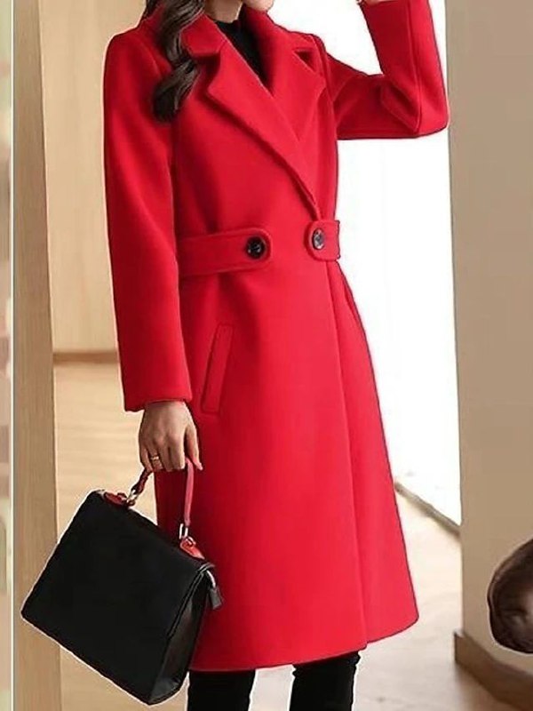 Dama Washington Guinevere women's belted long coat - view 8