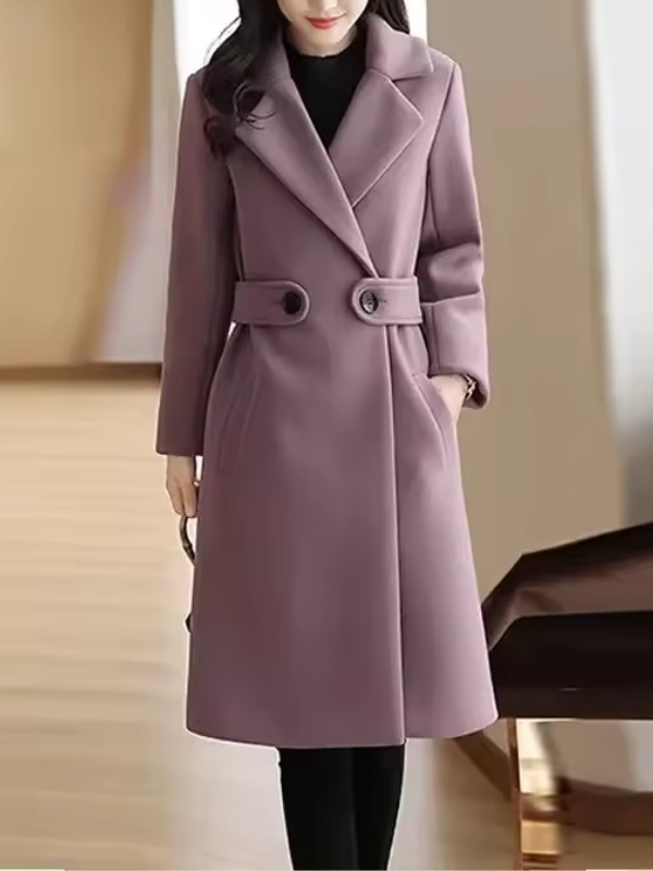 Dama Washington Guinevere women's belted long coat - view 10