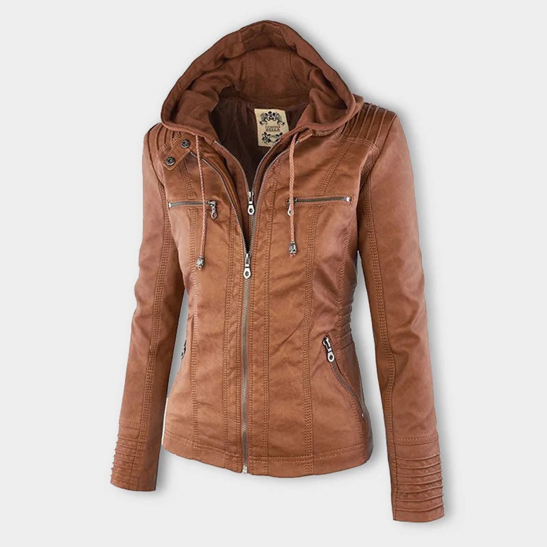 Dama Washington Elodie women's fitted hooded jacket - front view