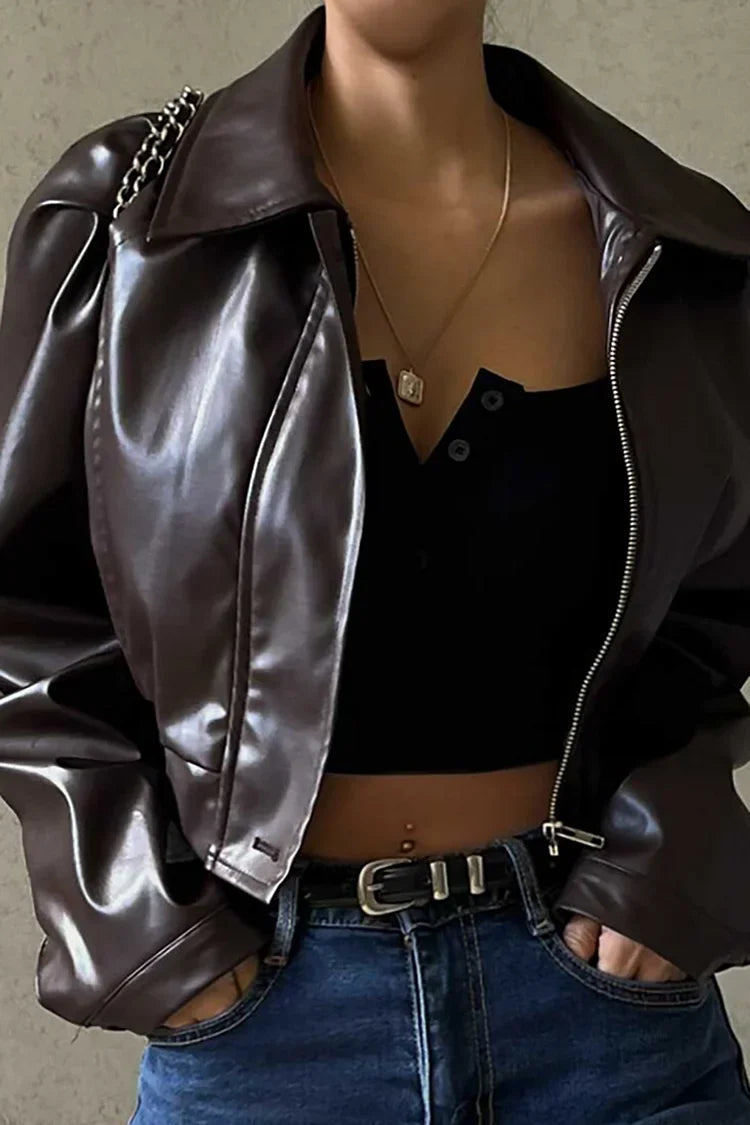 Dama Washington Laurelle women's cropped zip up jacket - view 2