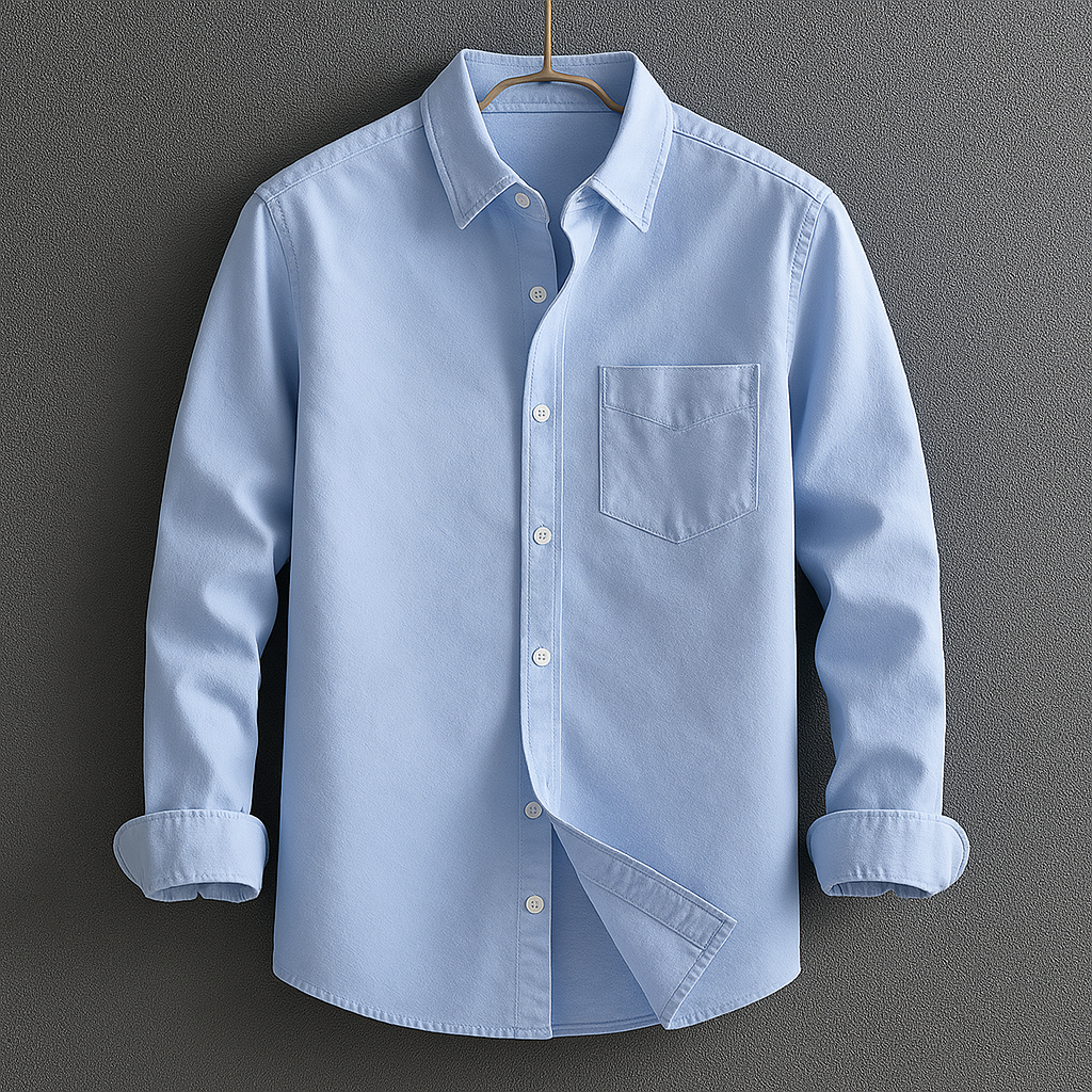 Shaw | Men's Denim Shirt Black Button Down