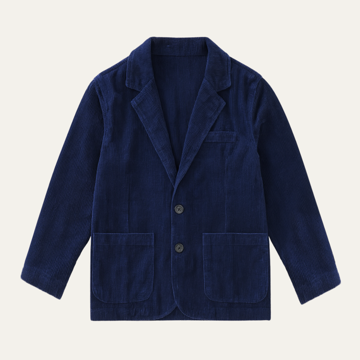 Bram | Men's Casual Corduroy Blazer Navy