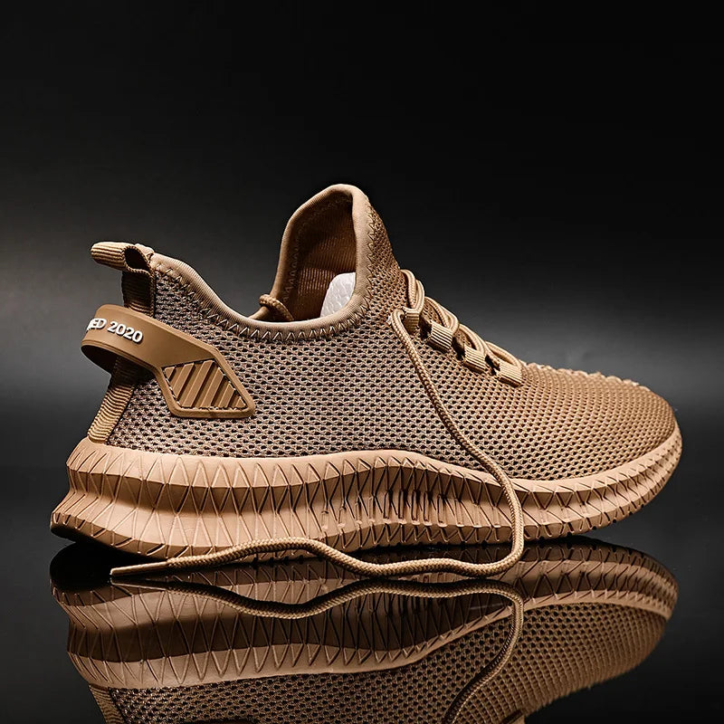 Axel | Men's Lightweight Mesh Athletic Shoes Tan