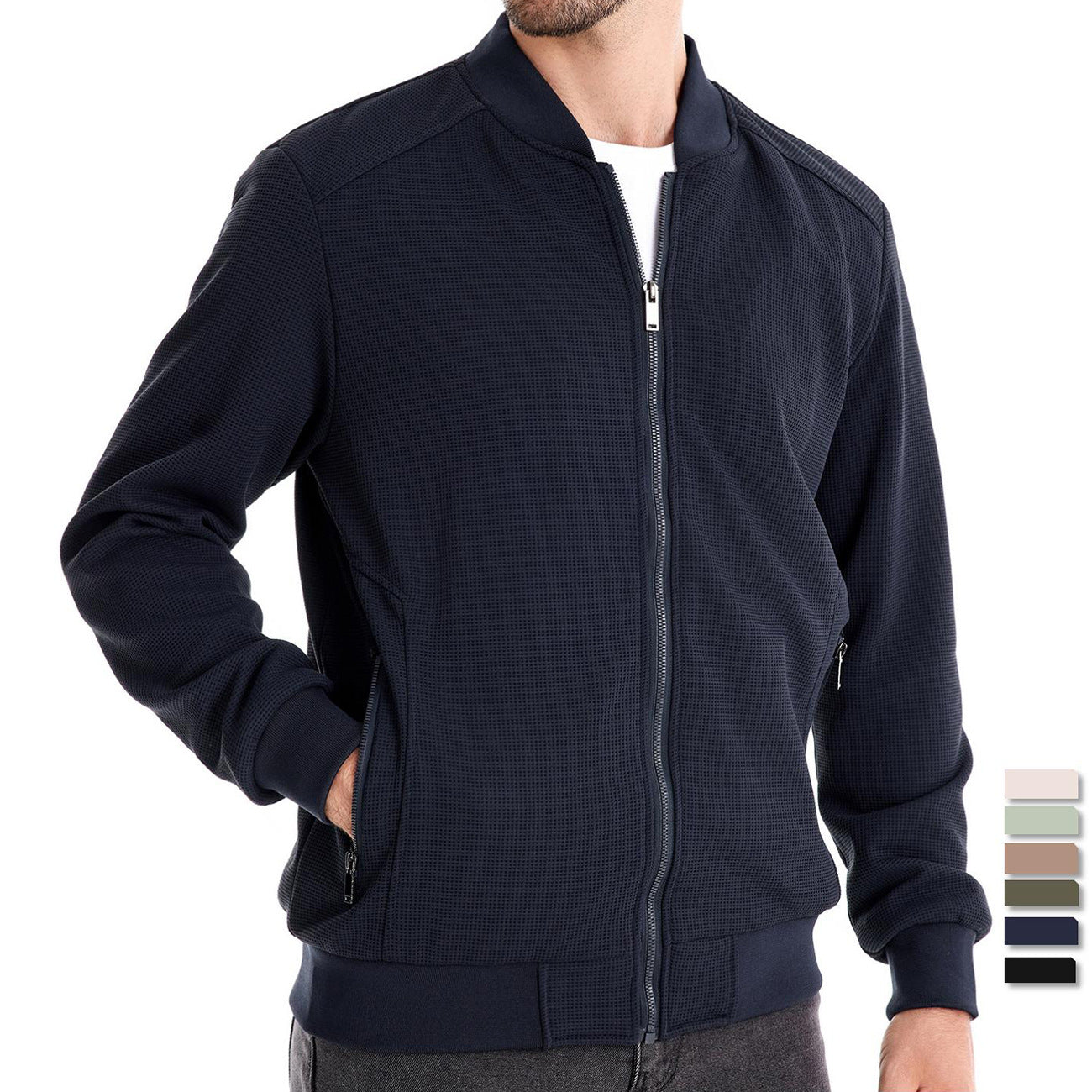 Dama Washington Berthold men's slim-fit bomber jacket - view 5