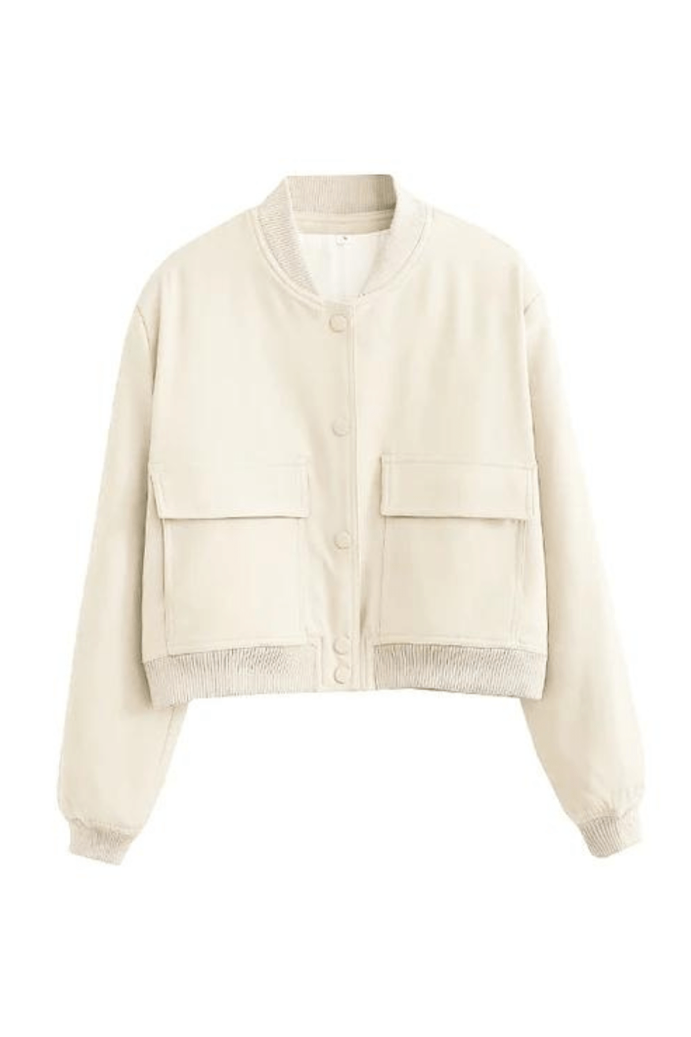 Dama Washington Gemma women's cropped bomber jacket - front view