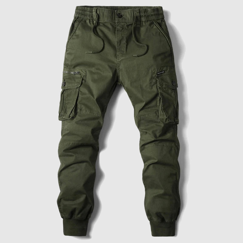 Axel | Men's Cargo Jogger Pants Beige Relaxed Fit