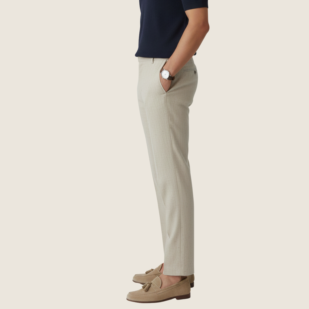 Axel | Men's Tailored Dress Pants White