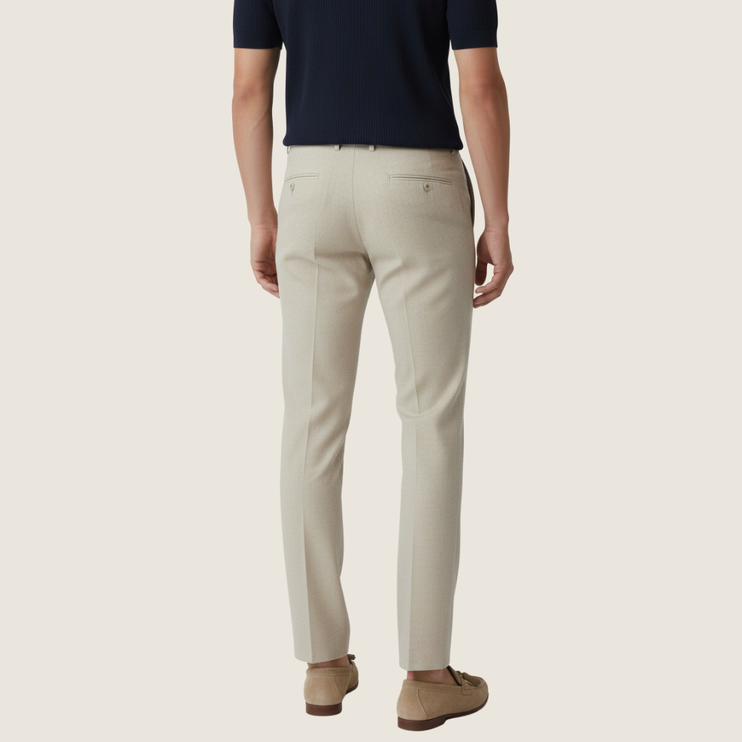 Axel | Men's Tailored Dress Pants White