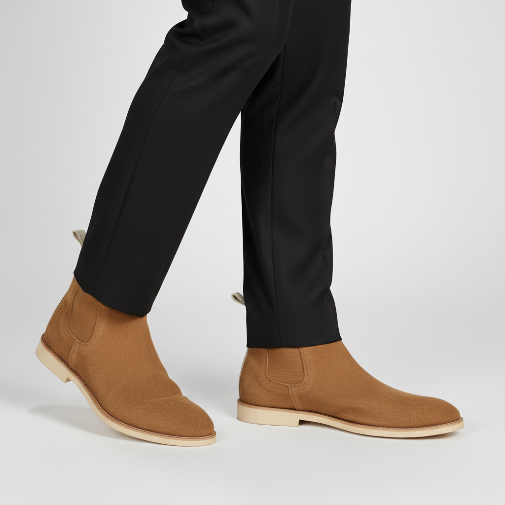Axel | Men's Chelsea Ankle Boots Black Leather
