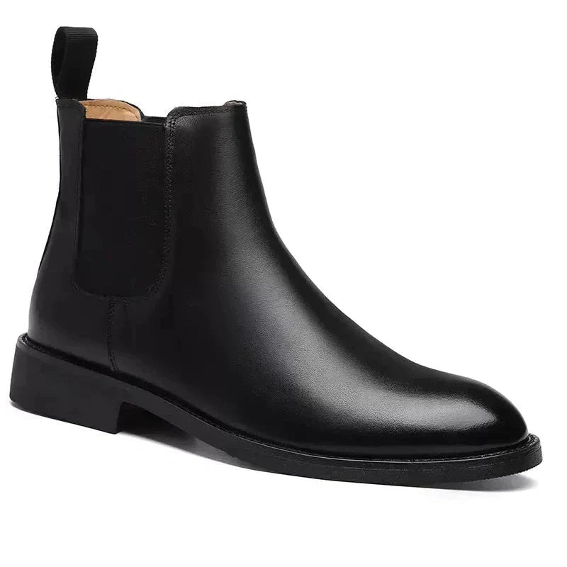 Axel | Men's Chelsea Ankle Boots Black Leather