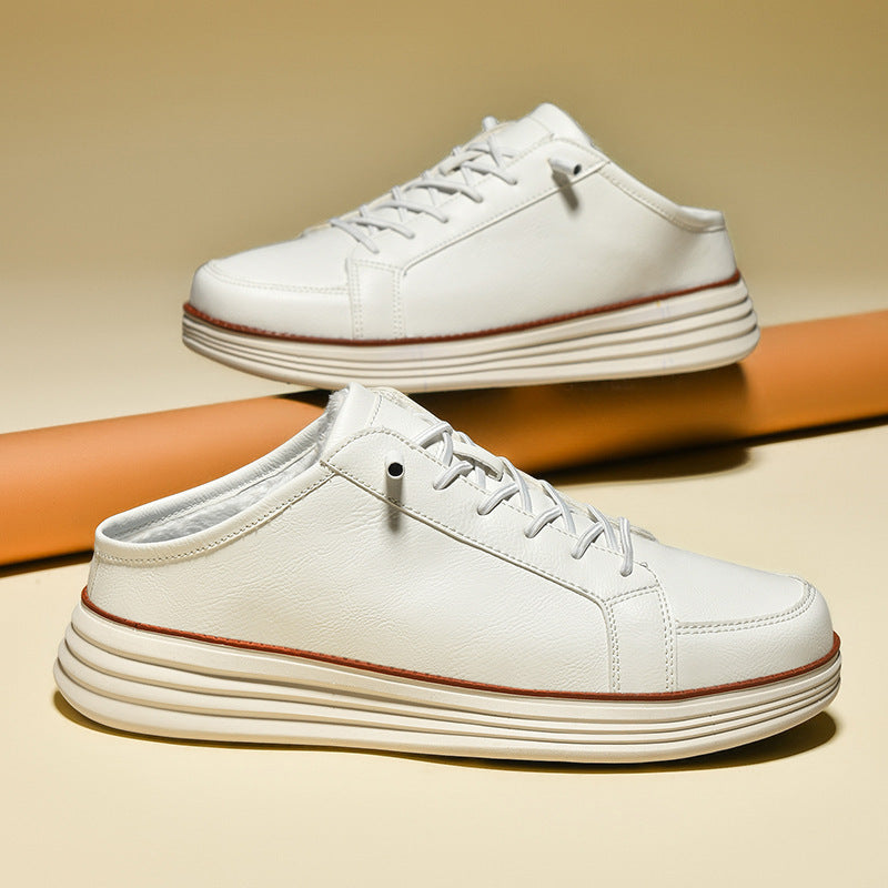Axel | Men's Casual Lace Up Sneakers Navy White