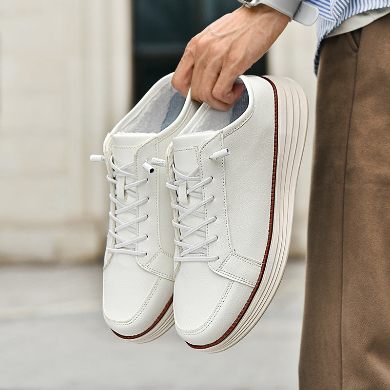 Axel | Men's Casual Lace Up Sneakers Navy White