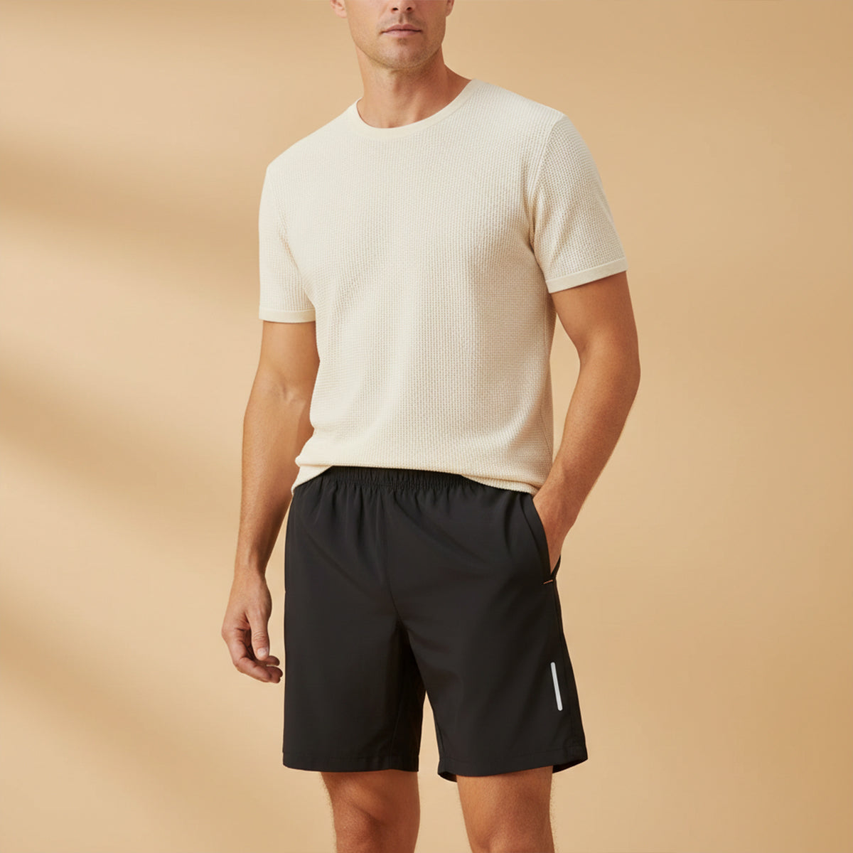 Dash | Men's Athletic Shorts Gray Reflective Lightweight