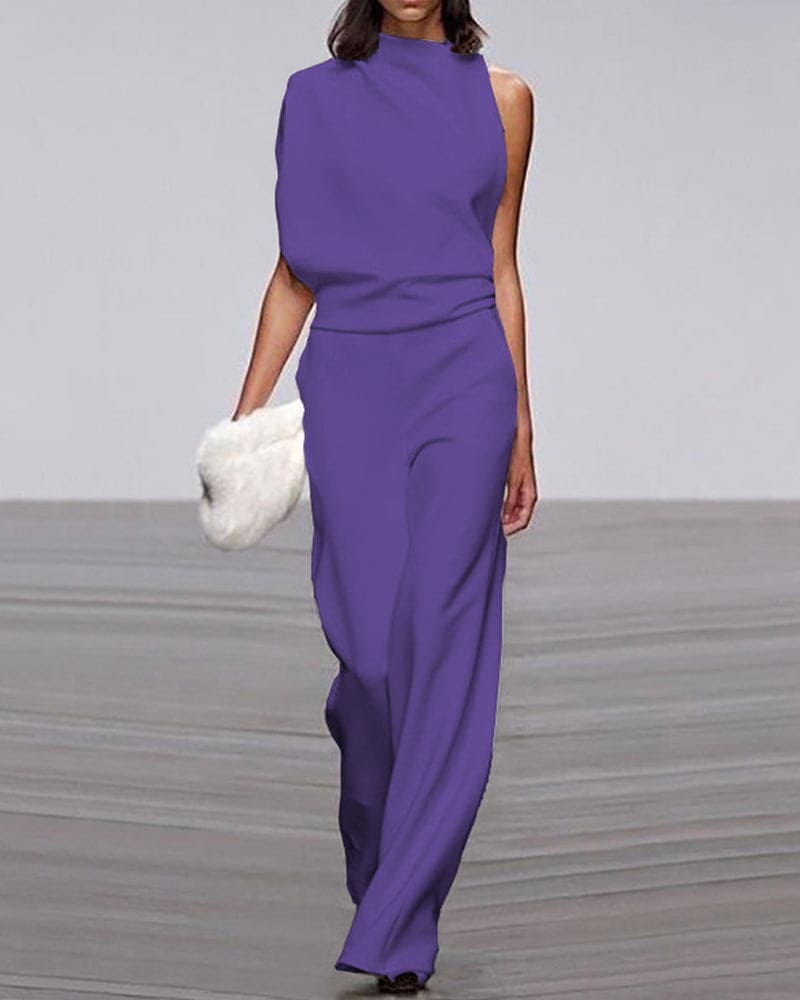 Rue | Women's High Waisted Wide Leg Pants Cream