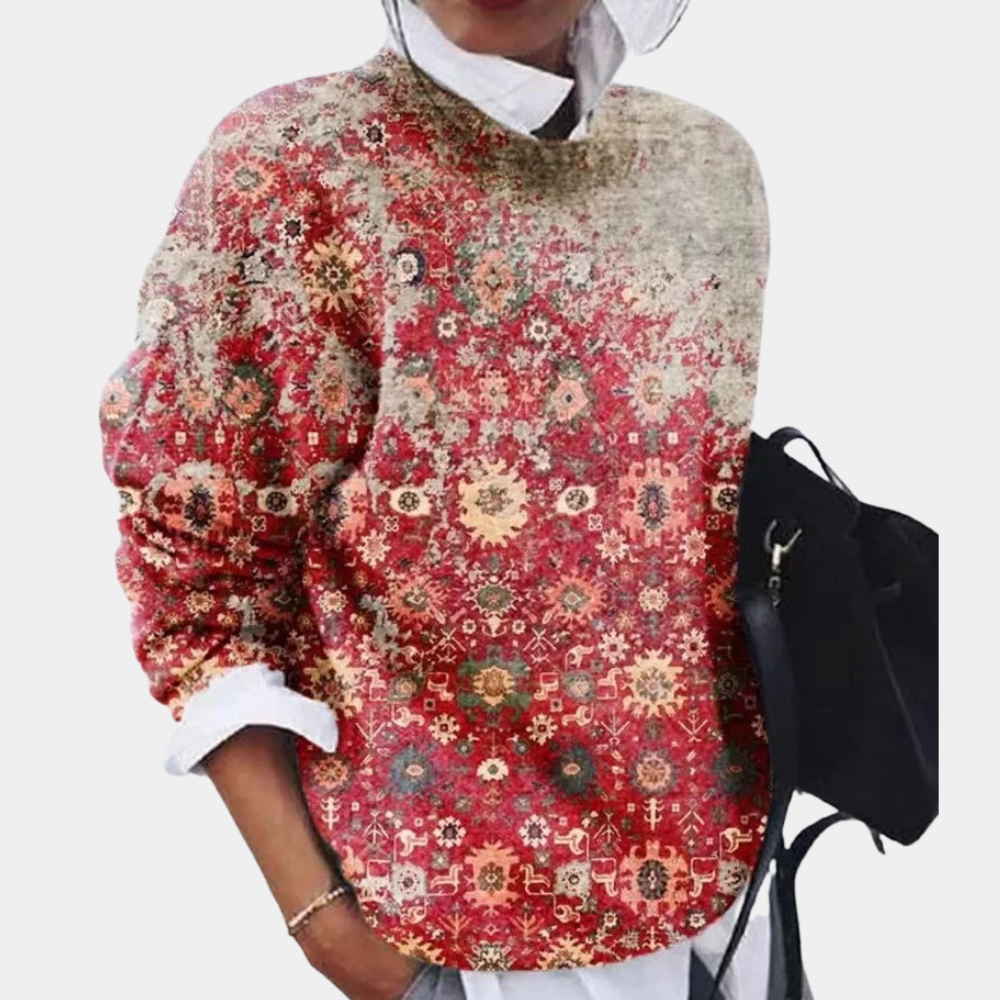 Dama Washington Iolanthe printed crewneck sweater - view 4