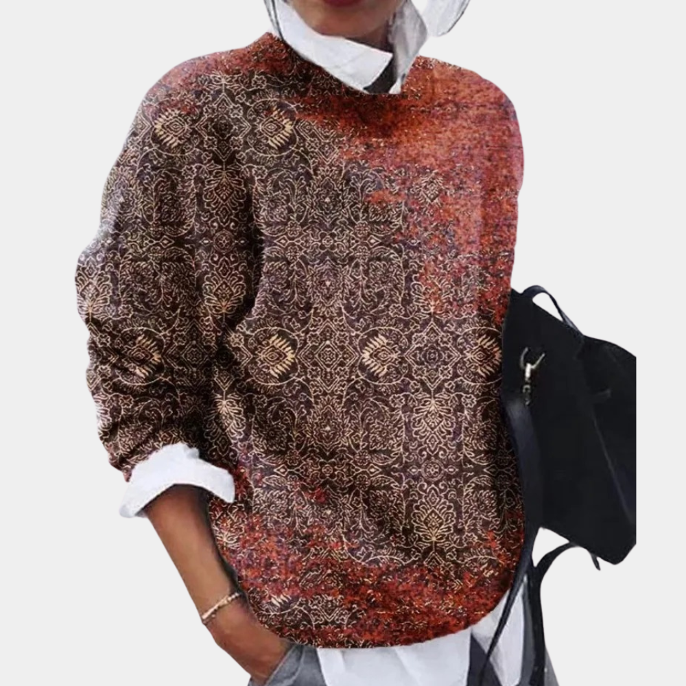 Dama Washington Iolanthe printed crewneck sweater - view 2