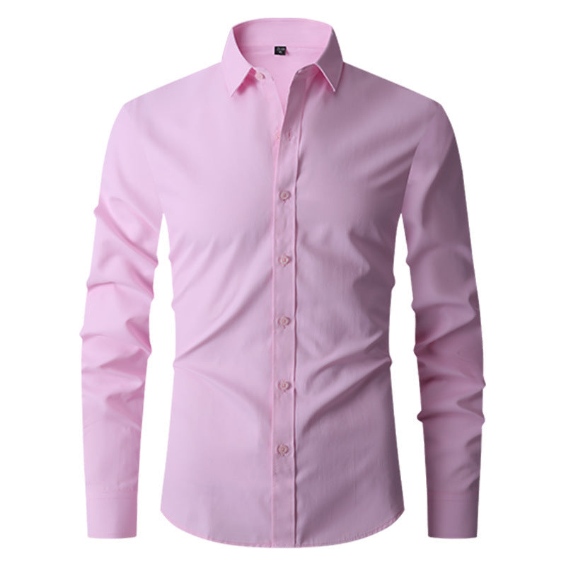 Axel | Men's Slim Fit Button Up Shirt Black