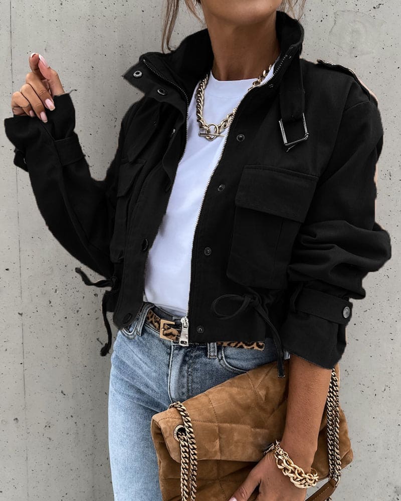 Dama Washington Gabrielle women's cropped utility jacket - view 3