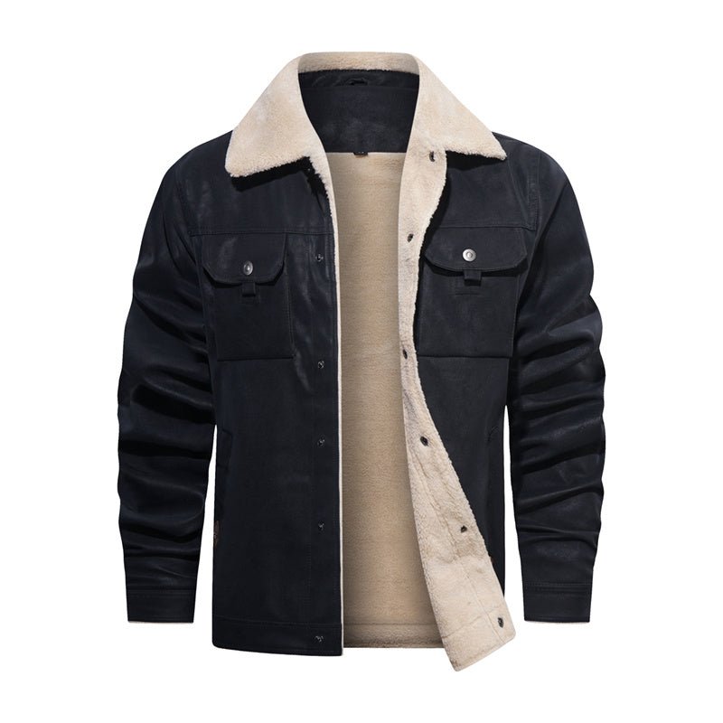 Dama Washington Bonaventure men's button-down trucker jacket - front view