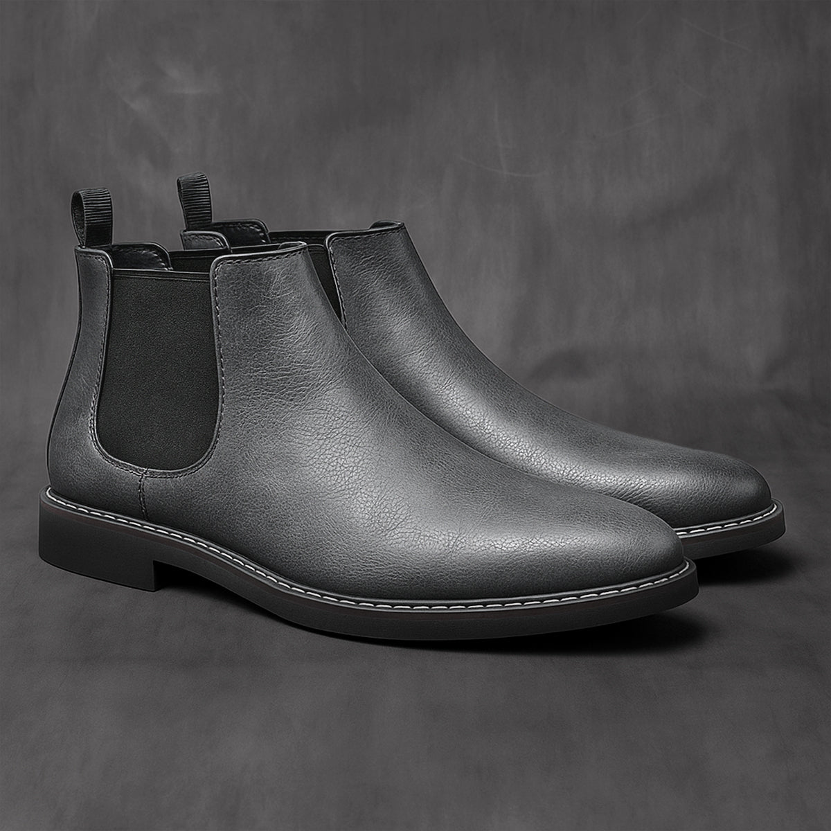 Axel | Men's Chelsea Ankle Boots Brown Leather